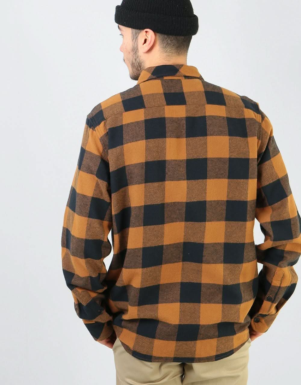 Dickies Long Sleeve Sacramento Shirt - Brown Duck