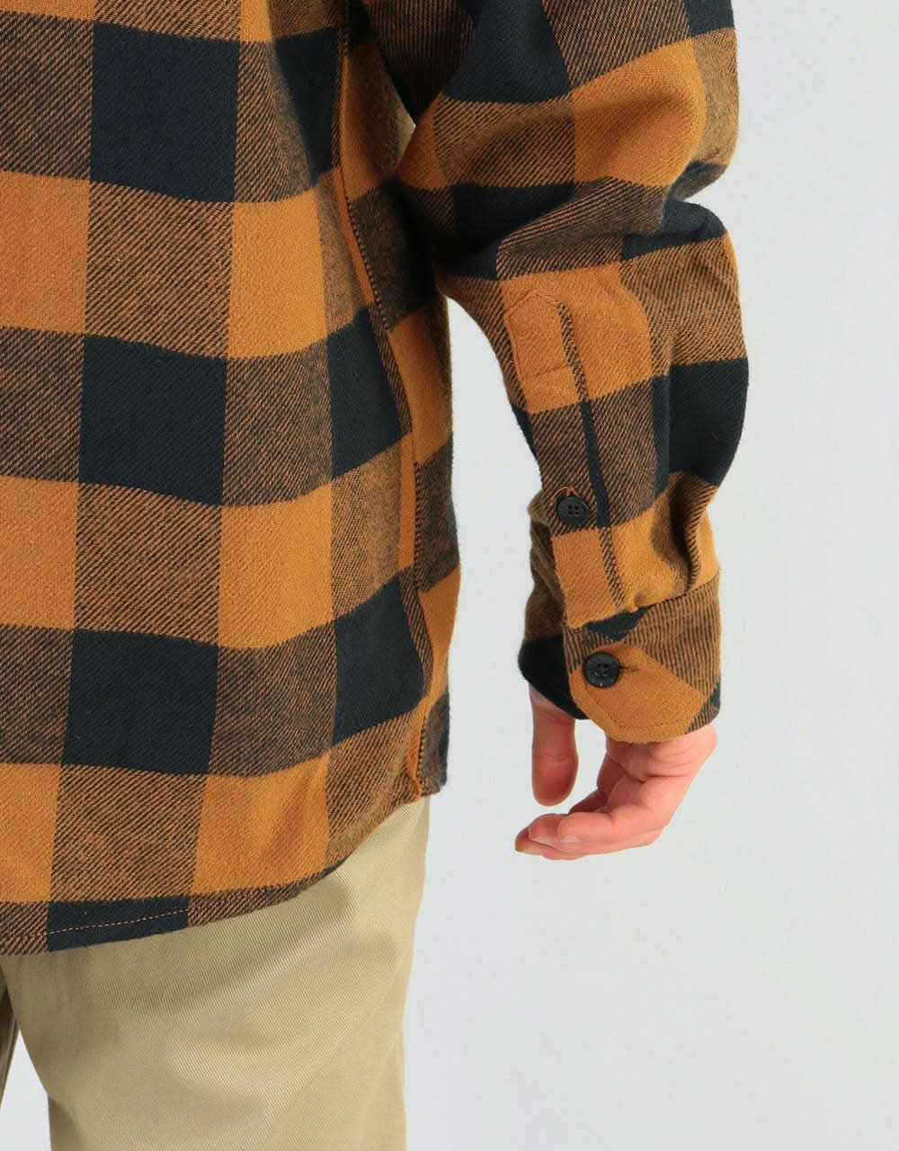 Dickies Long Sleeve Sacramento Shirt - Brown Duck