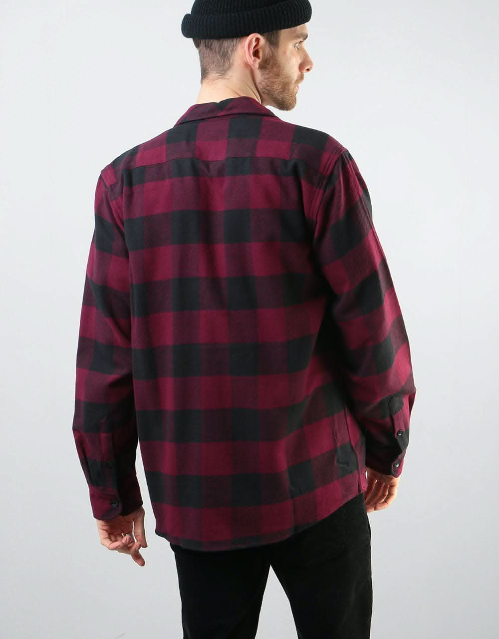 Dickies L/S Sacramento Shirt - Maroon