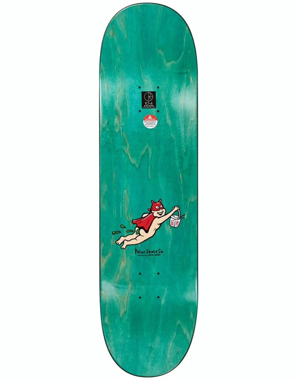 Polar Herrington Aaron's Deli Skateboard Deck - 8.75"