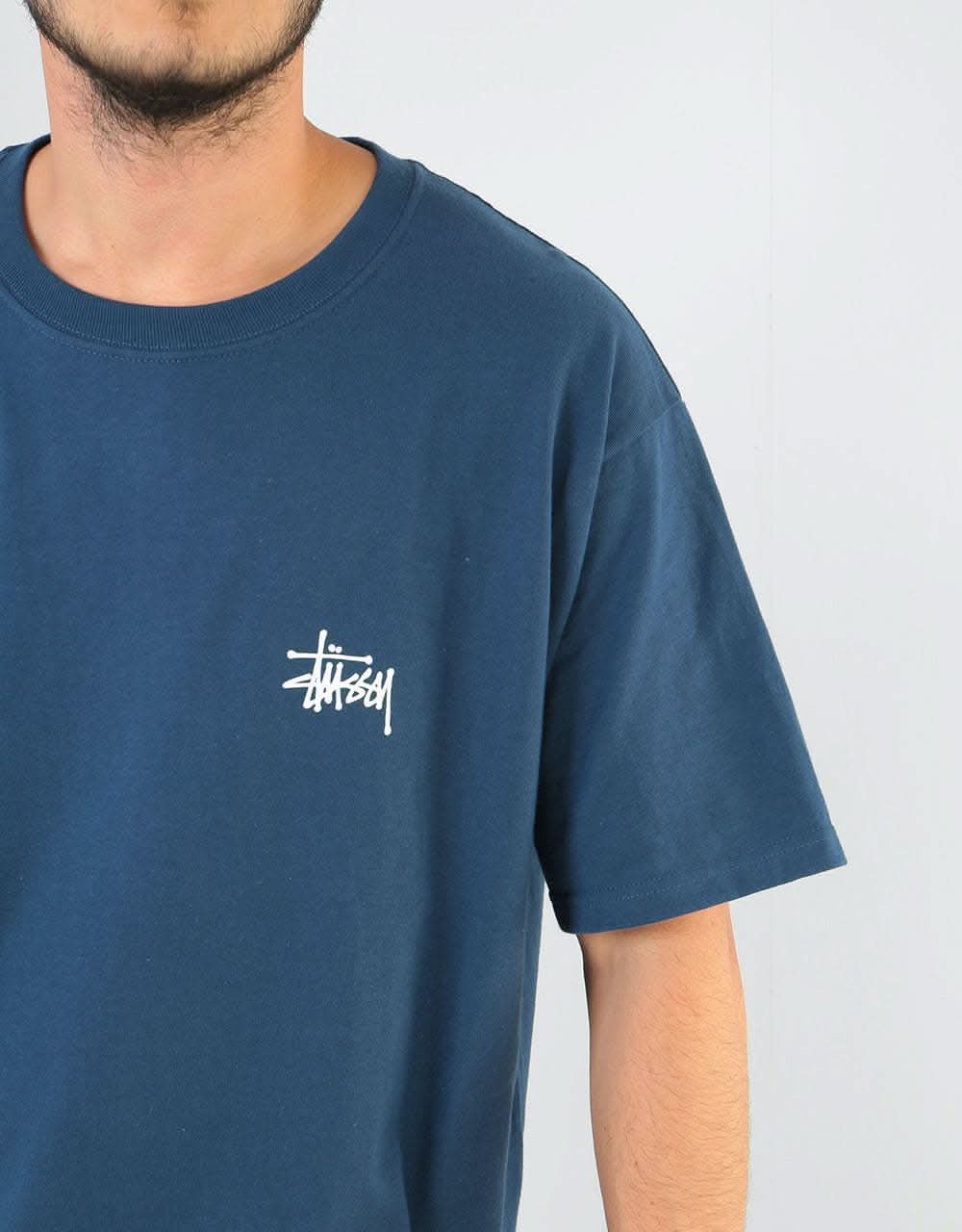 Stüssy Basic Stüssy T-Shirt - Navy