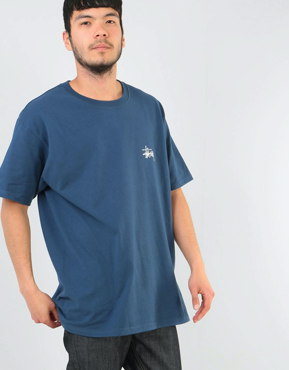 Stüssy Basic Stüssy T-Shirt - Navy