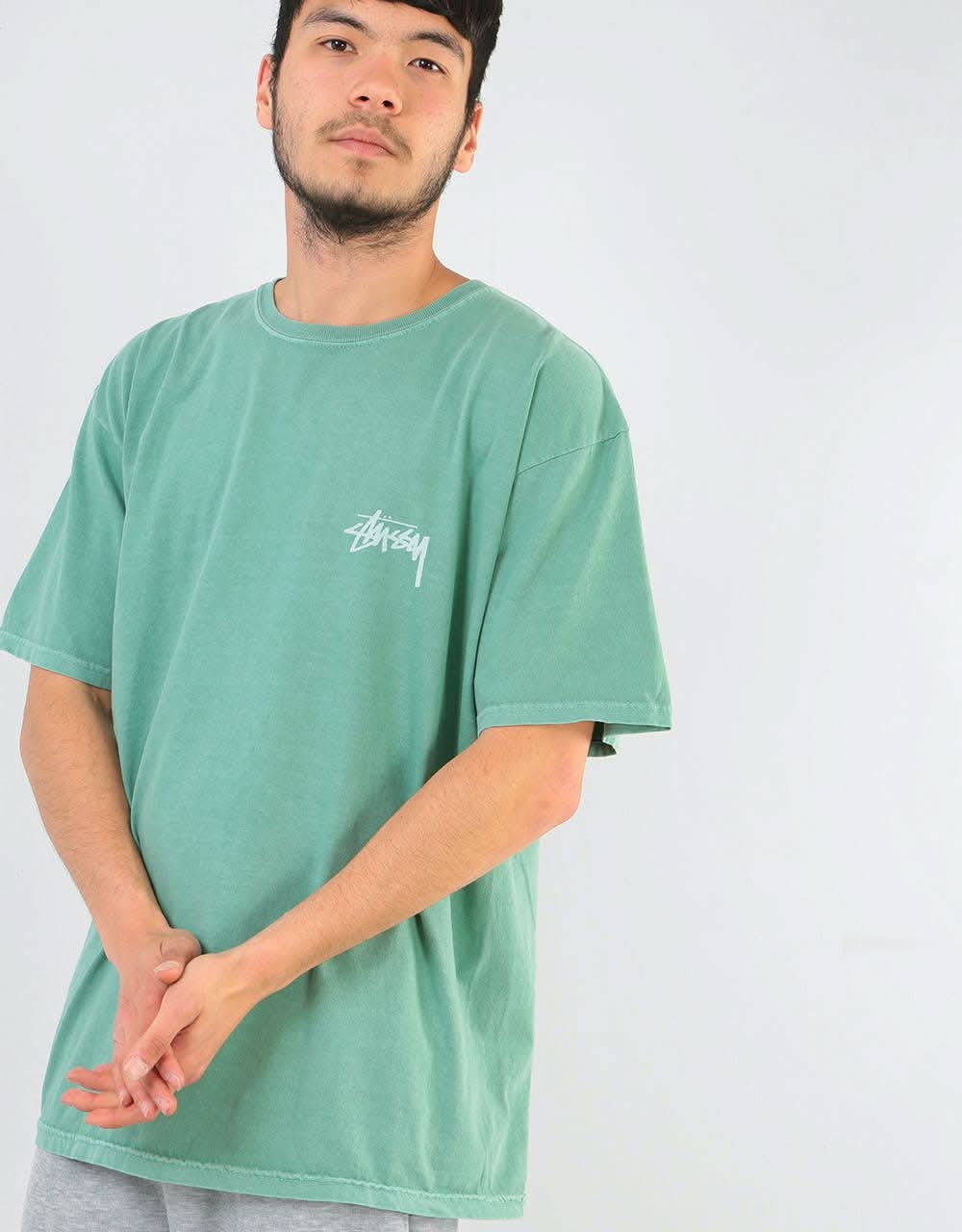 Stüssy 8 Ball Pig. Dyed T-Shirt - Sage