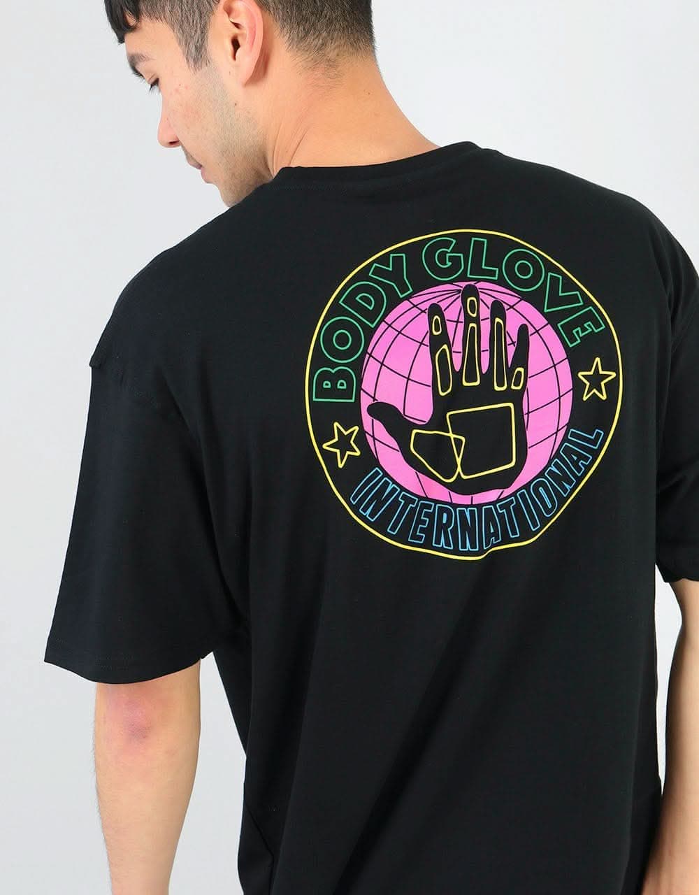 Body Glove Neon International T-Shirt - Black