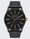 Nixon Sentry SS Watch - Matte Black/Gold