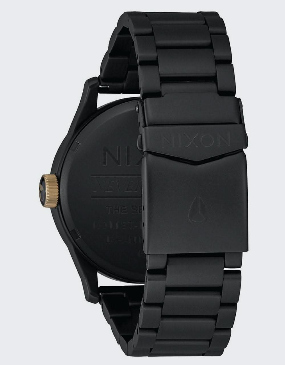 Nixon Sentry SS Watch - Matte Black/Gold