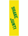 Shake Junt Sprayed Logo Grip Tape Sheet - Yellow/Green