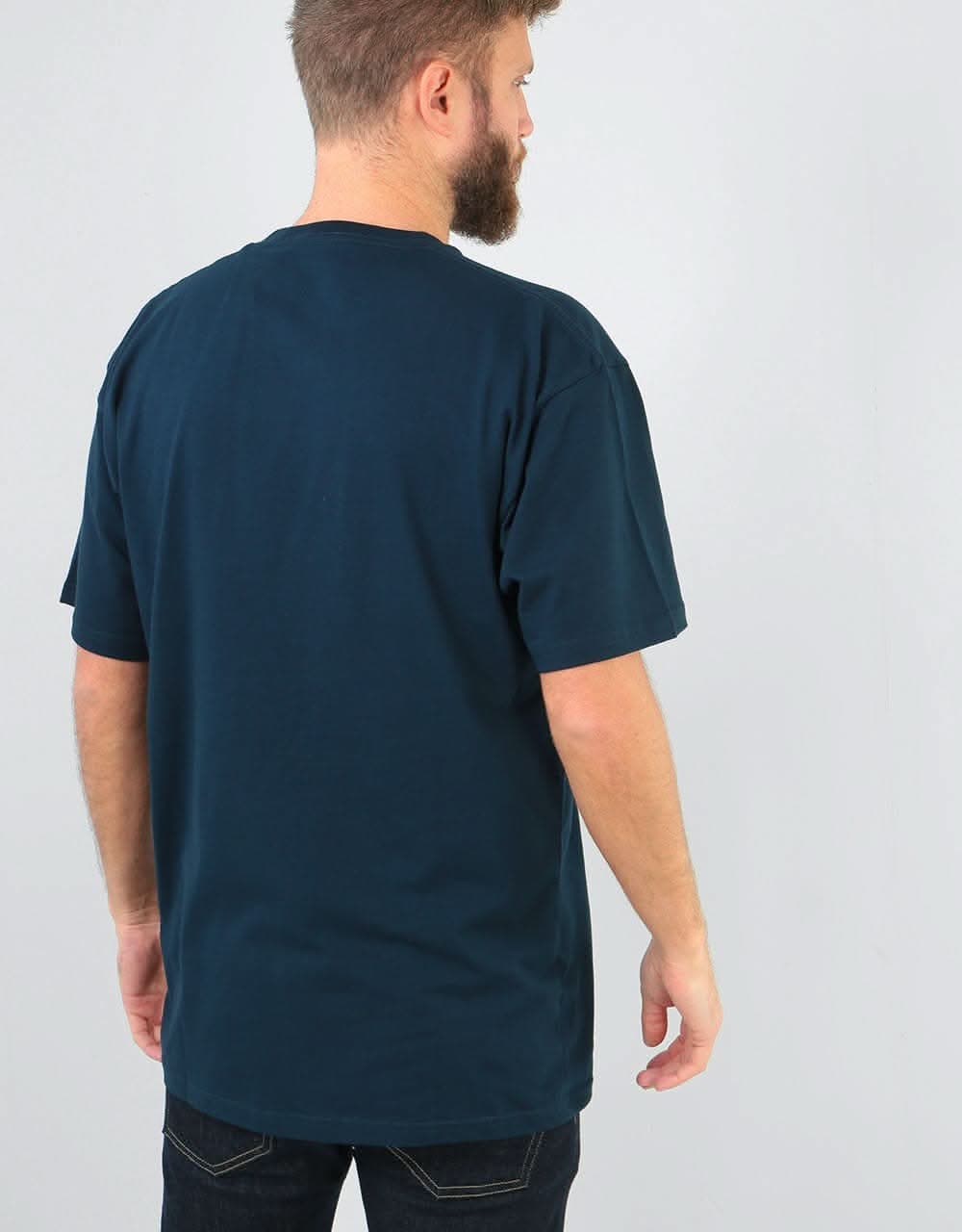 Vans Left Chest Logo T-Shirt - Navy/White