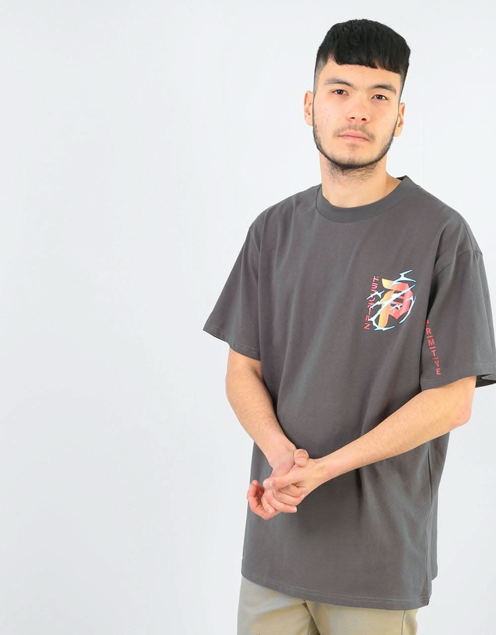 Primitive x Dragon Ball Z Dirty P T-Shirt - Charcoal