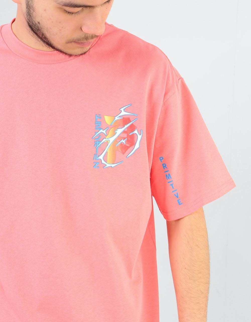 Primitive x Dragon Ball Z Dirty P T-Shirt - Coral