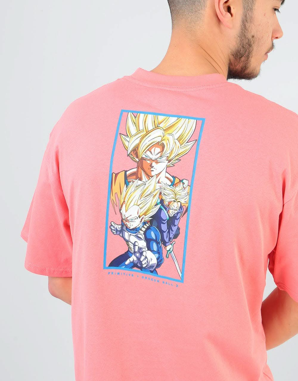 Primitive x Dragon Ball Z Dirty P T-Shirt - Coral