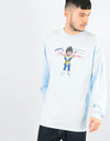 Primitive x Dragon Ball Z Nuevo Vegeta L/S T-Shirt - Powder Blue