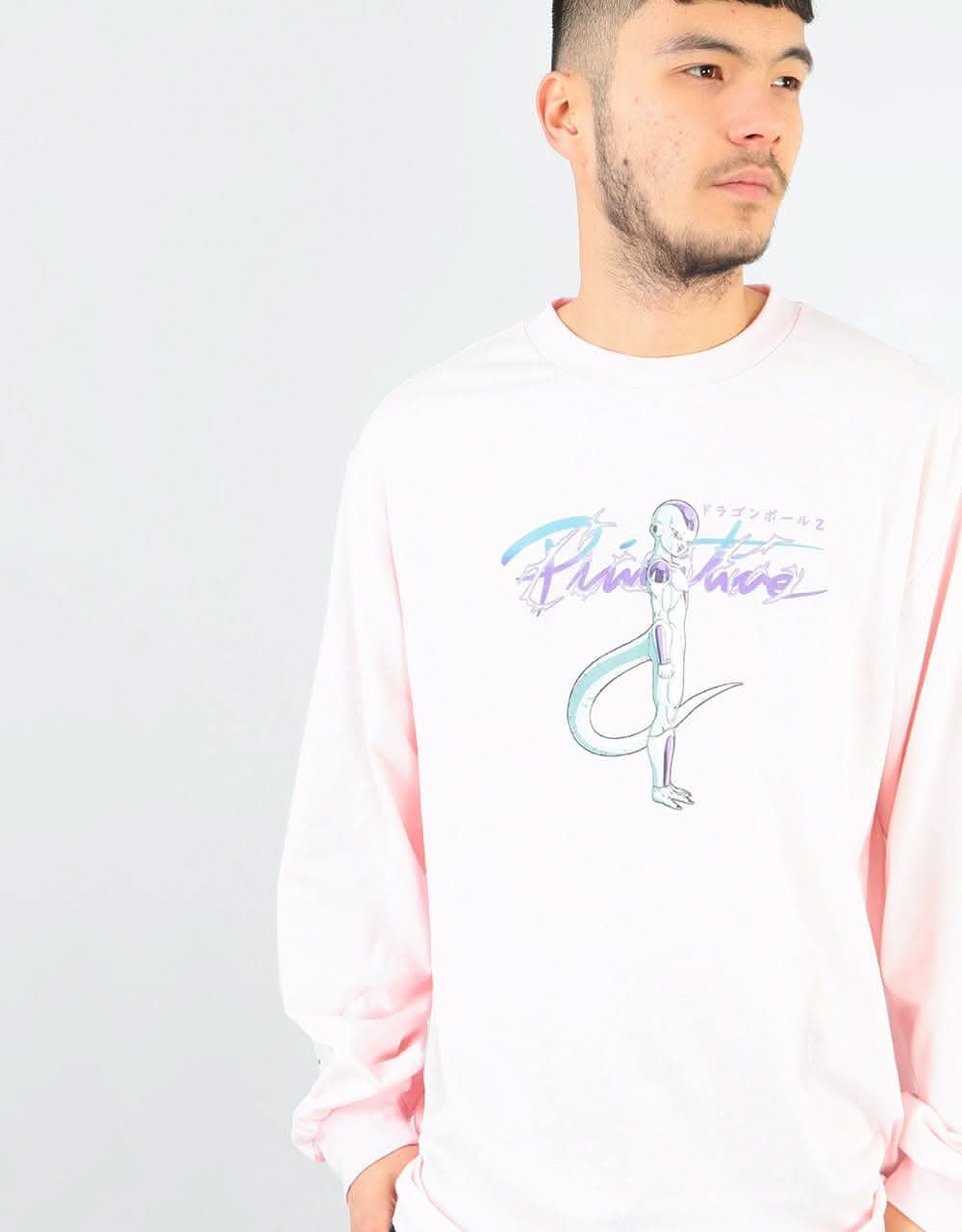 Primitive x Dragon Ball Z Nuevo Frieza L/S T-Shirt - Pink