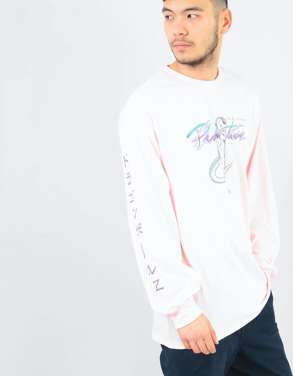 Primitive x Dragon Ball Z Nuevo Frieza L/S T-Shirt - Pink