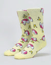 Route One Unicorn Crew Socks - Yellow