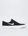 Nike SB Zoom Janoski Slip RM Skate Shoes - Black/White-White