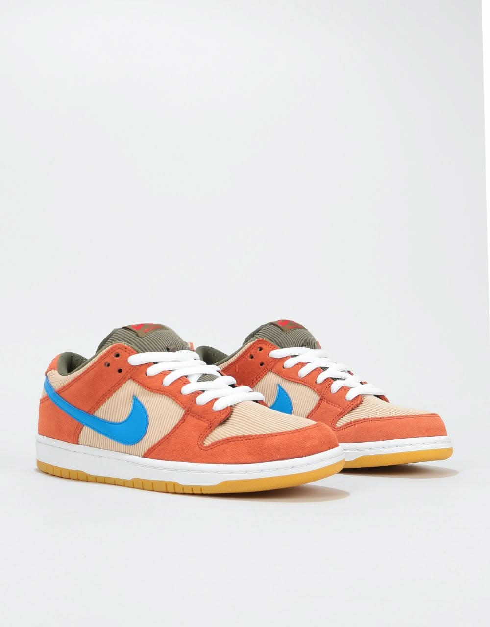 Nike SB Dunk Low Pro Skate Shoes - Dusty Peach/Photo Blue-Desert Ore