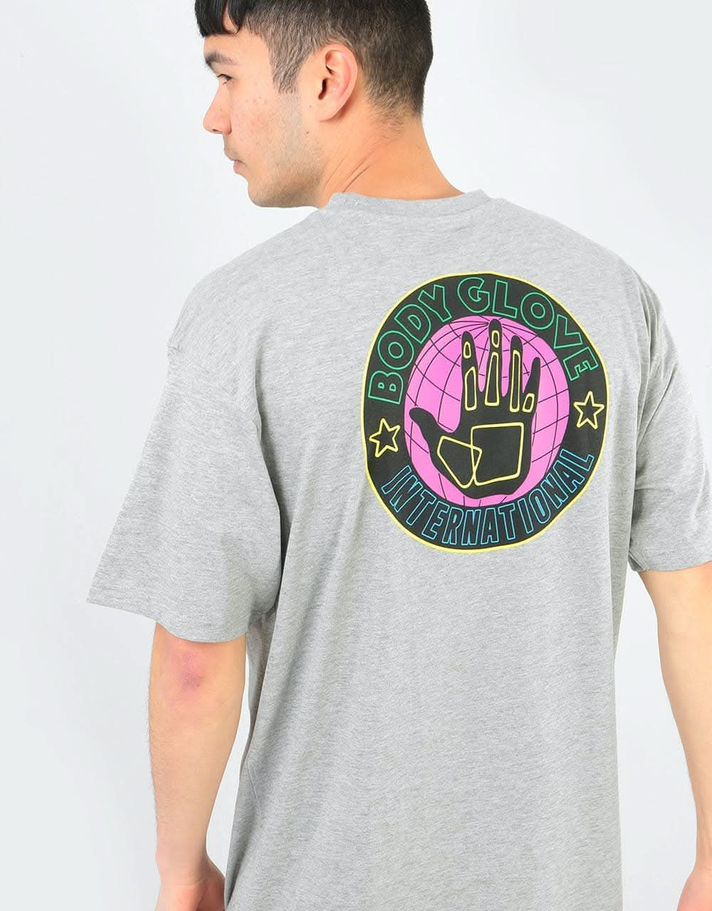 Body Glove Neon International T-Shirt - Dark Heather