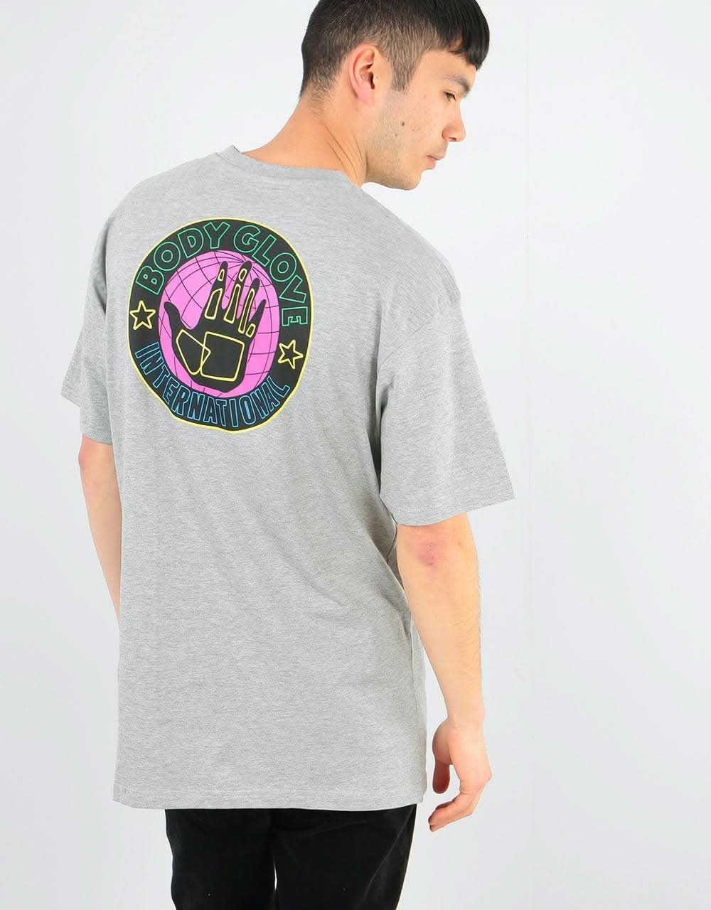 Body Glove Neon International T-Shirt - Dark Heather