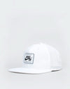 Nike SB Aerobill Pro 2.0 Snapback Cap - White/Black