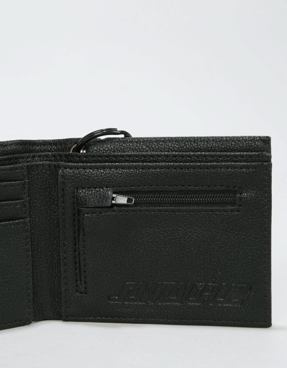 Santa Cruz Opus Dot Chain Wallet - Black