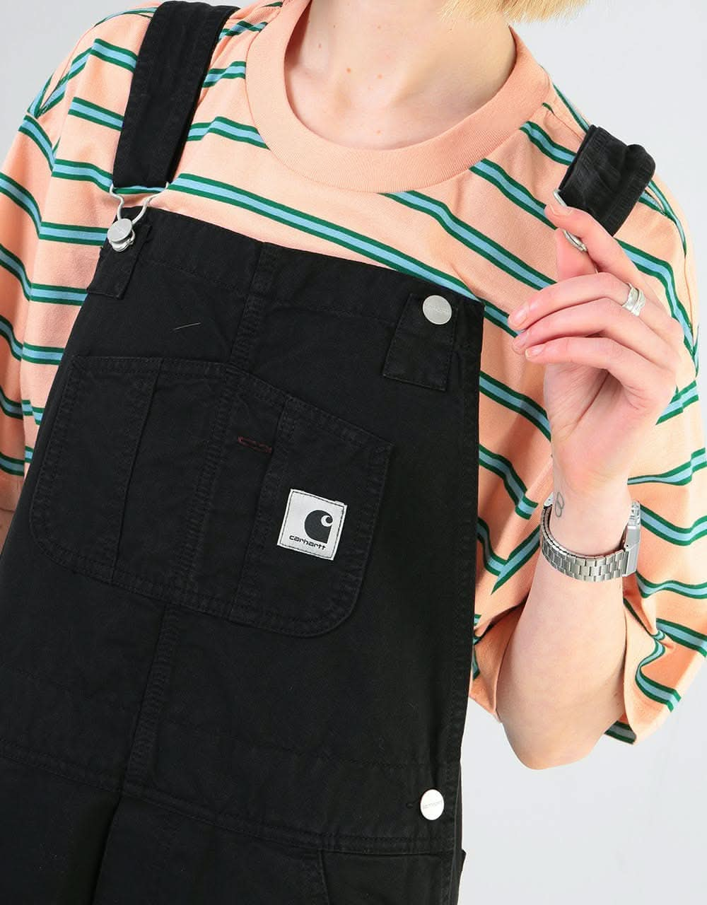 Carhartt WIP Womens Dungarees - Black