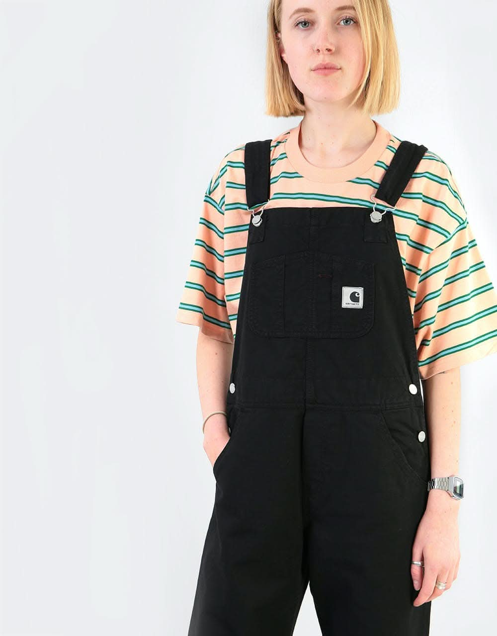 Carhartt WIP Womens Dungarees - Black