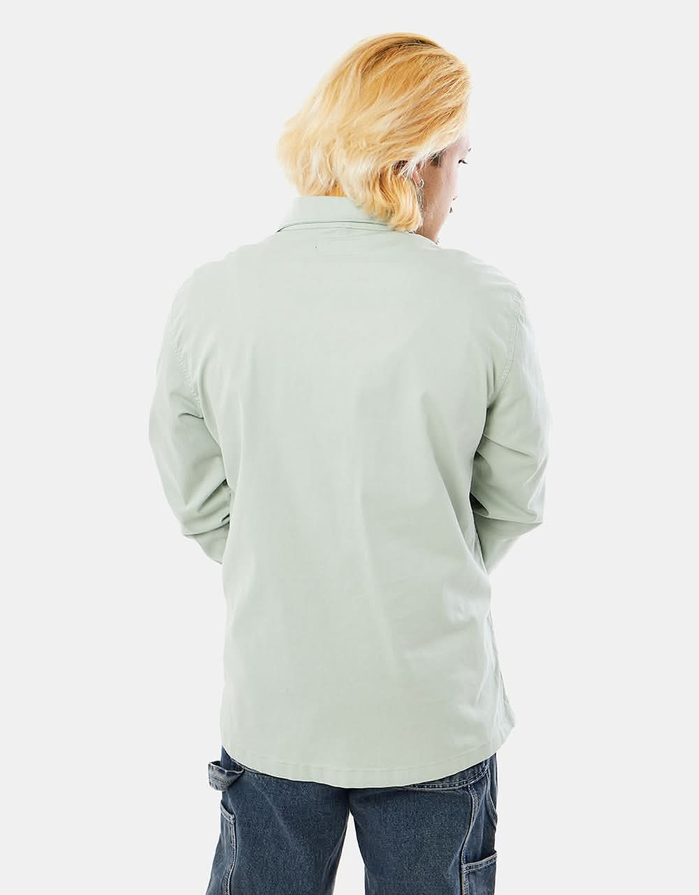 Route One Military Shirt - Dusty Mint