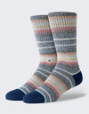 Stance Classic Crew Thirri Socks - Navy