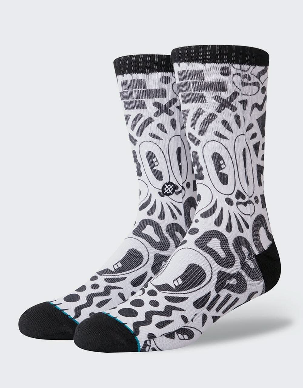 Stance Classic Crew Hattie Eyes Socks - Black