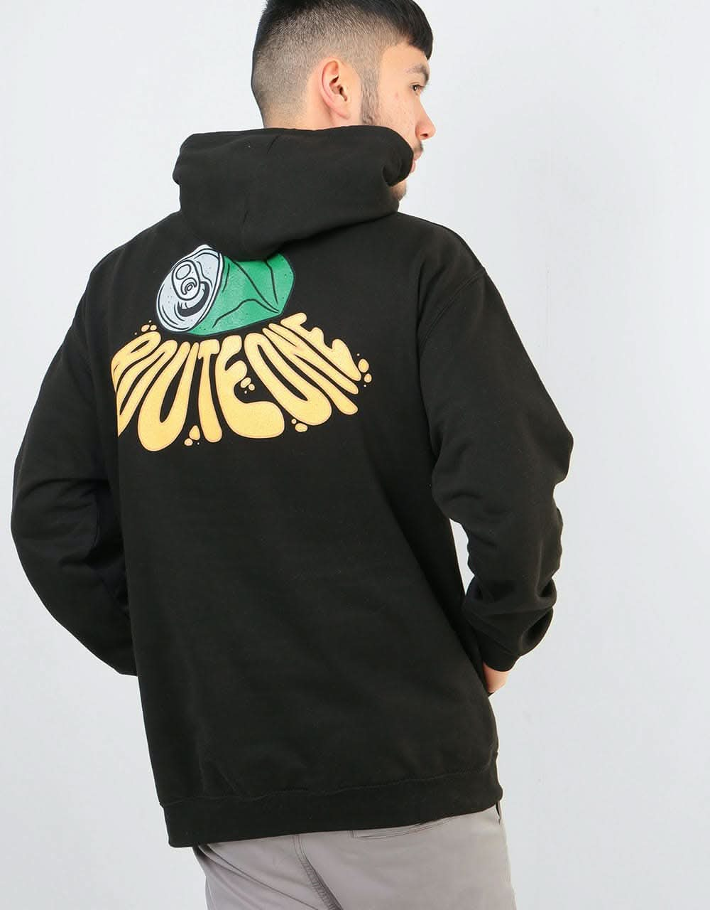 Route One Beers Pullover Hoodie - Black