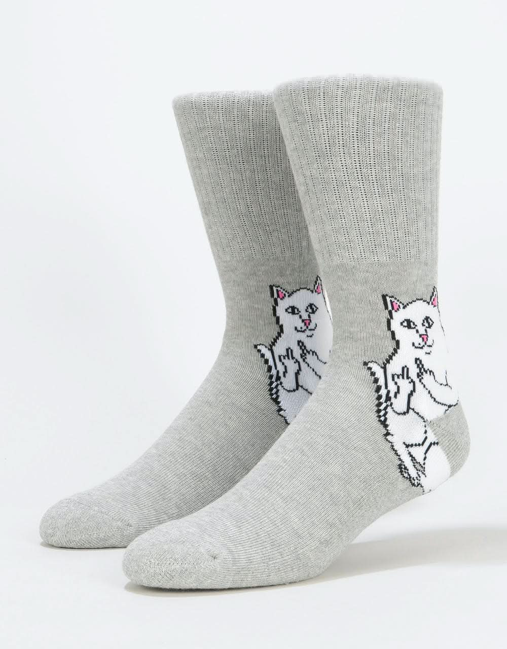 RIPNDIP Lord Nermal Socks  - Heather Grey