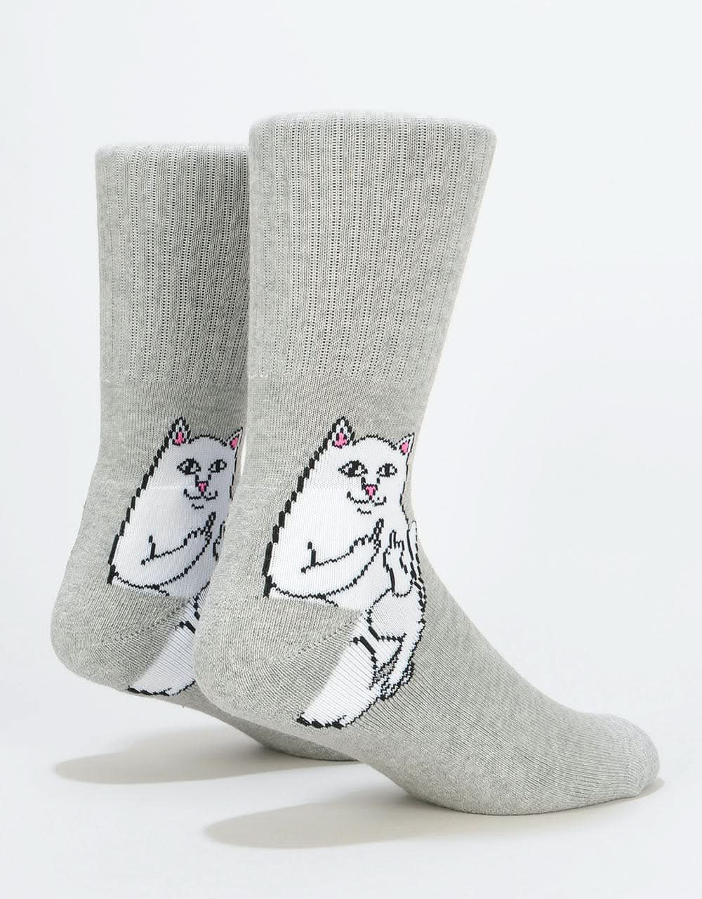 RIPNDIP Lord Nermal Socks  - Heather Grey