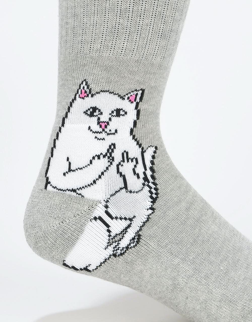 RIPNDIP Lord Nermal Socks  - Heather Grey