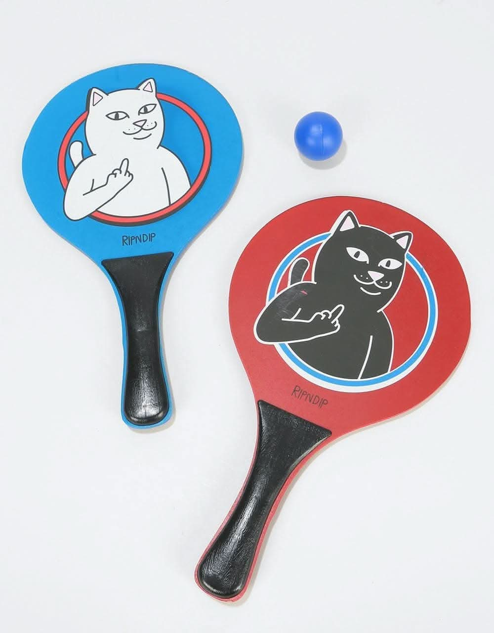 RIPNDIP Paddle Up Paddle Ball Set - Blue/Red