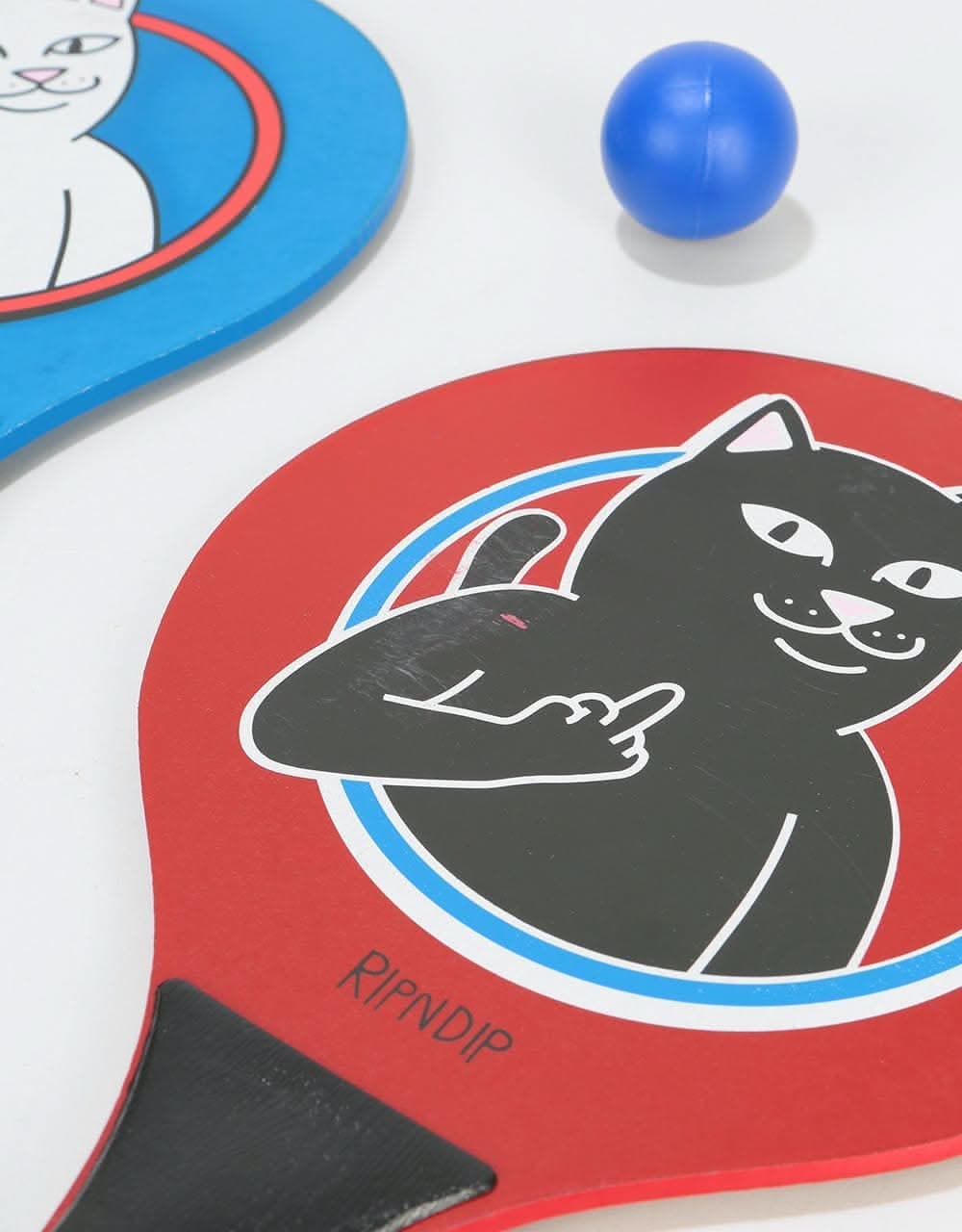 RIPNDIP Paddle Up Paddle Ball Set - Blue/Red