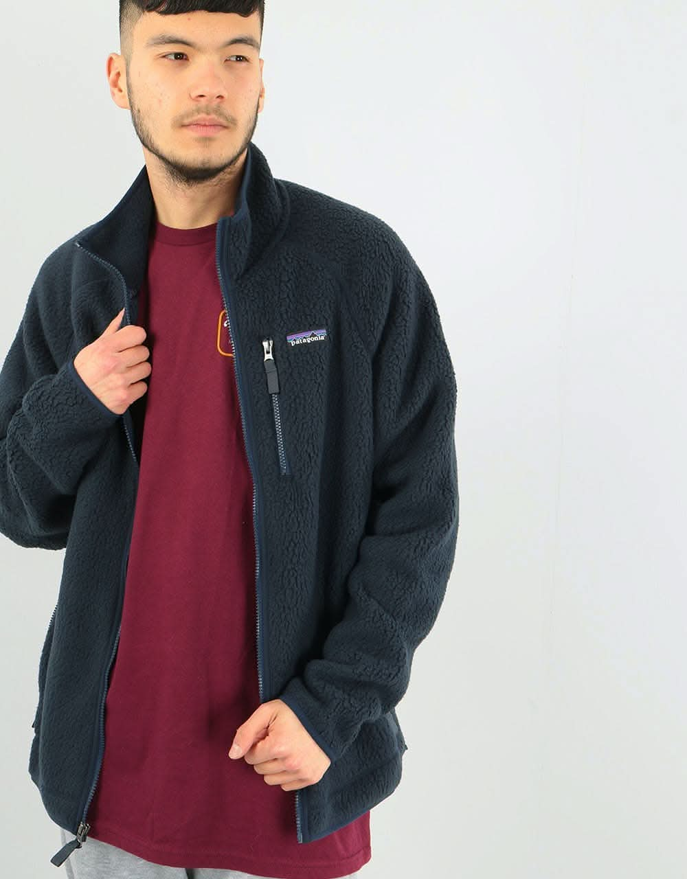 Patagonia Retro Pile Jacket - Navy Blue