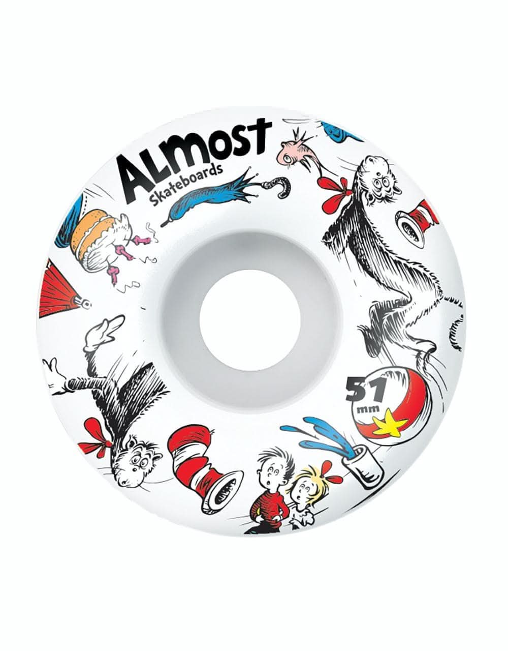 Almost x Dr. Seuss Cat Tre Mid Premium Complete Skateboard - 7.375"