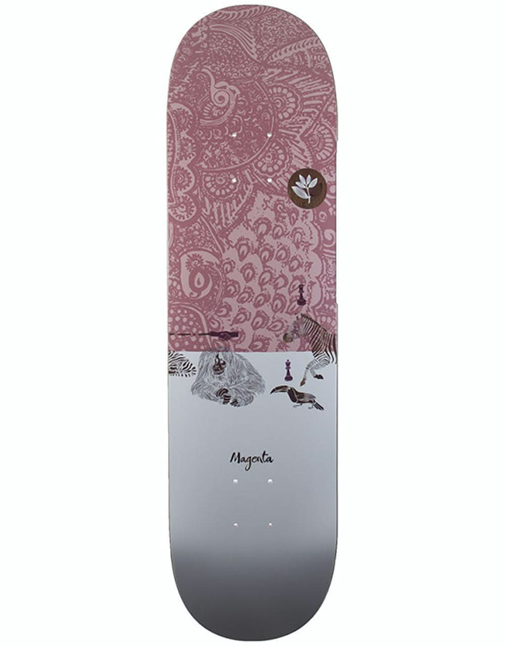 Magenta Monkey Ceremony Series Skateboard Deck - 8"