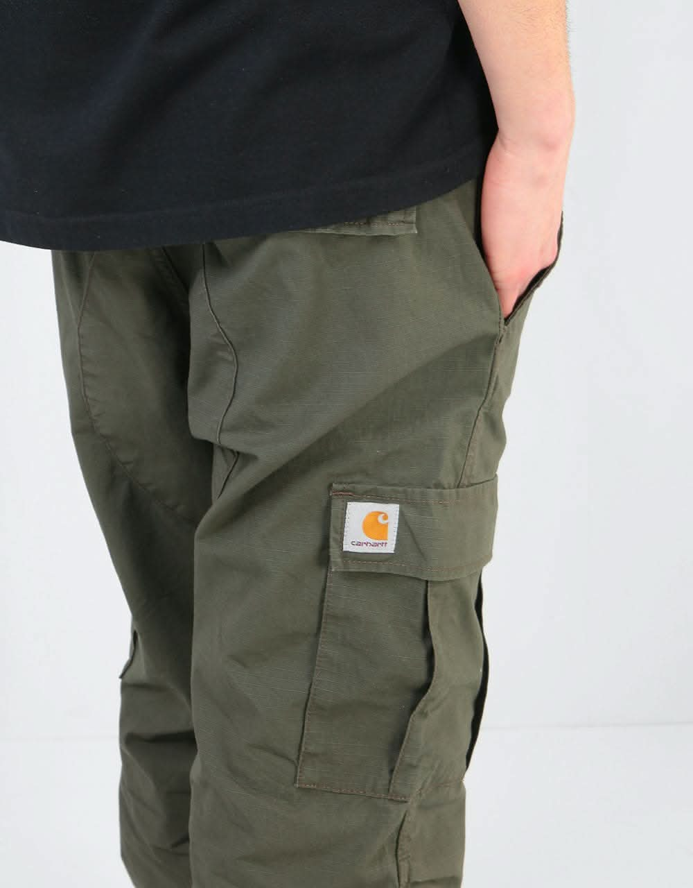 Carhartt WIP Aviation Pant - Cypress (Rinsed)