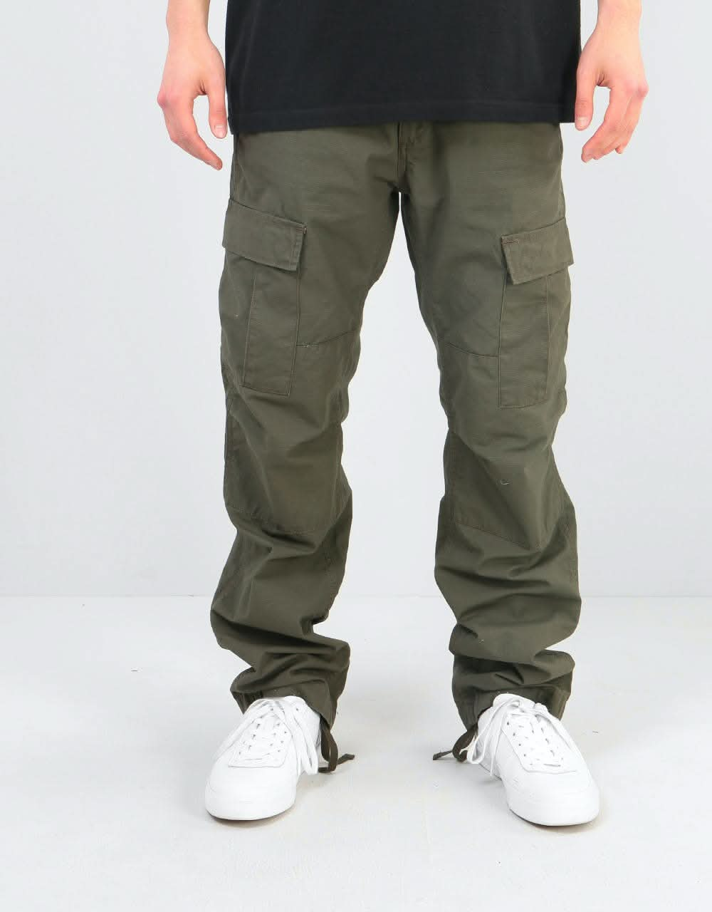 Carhartt WIP Aviation Pant - Cypress (Rinsed)