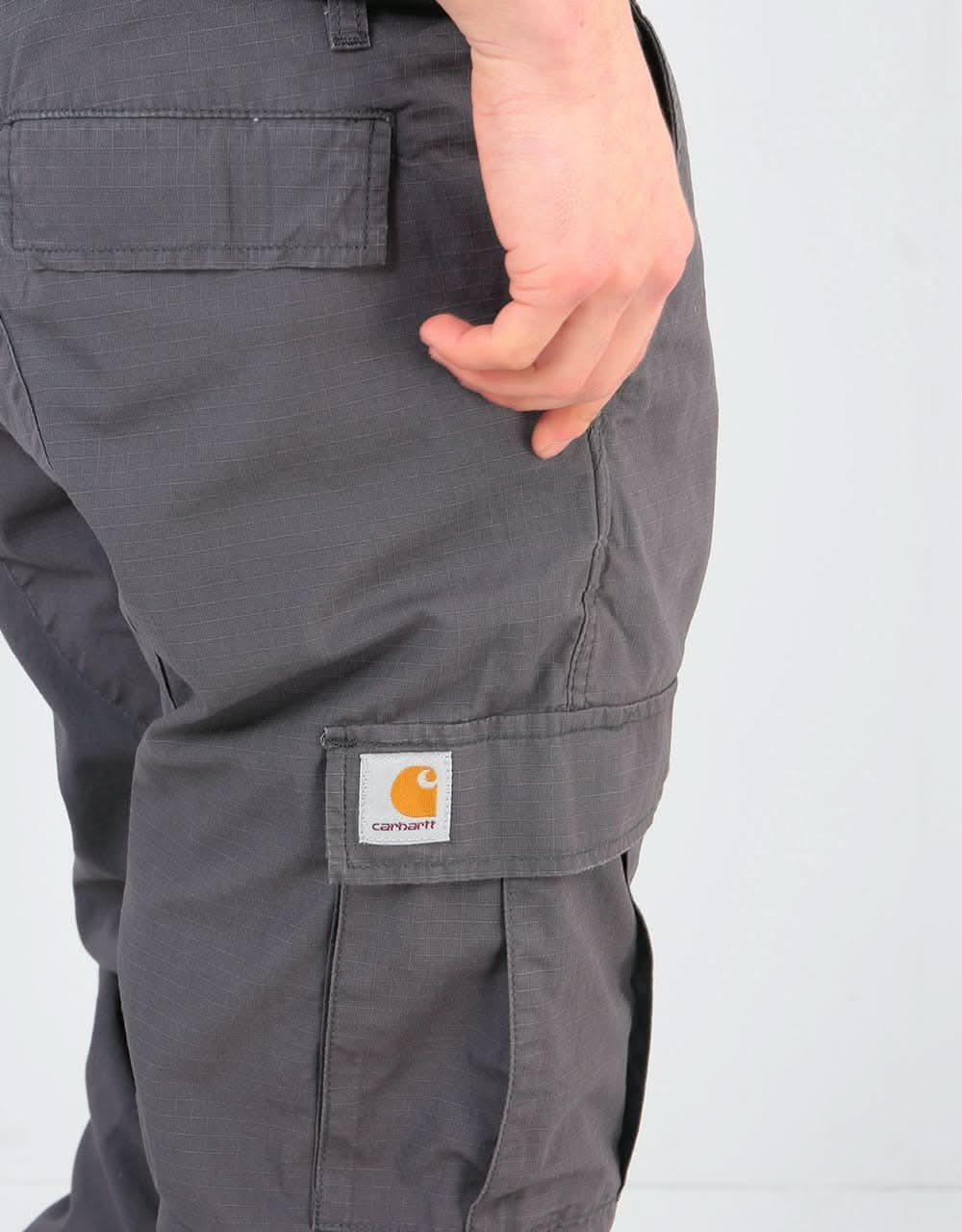 Carhartt WIP Aviation Pant - Blacksmith (Rinsed)