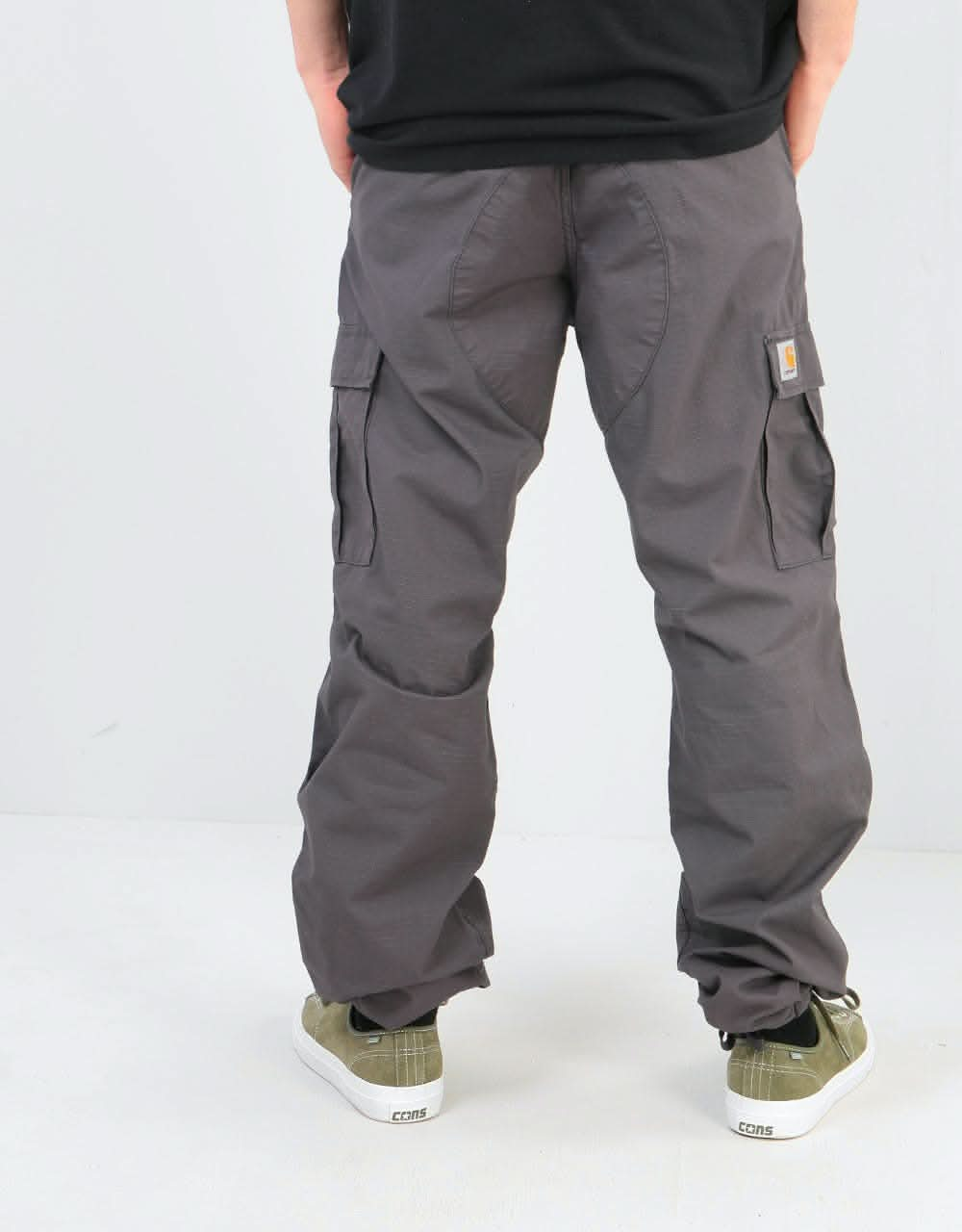 Carhartt WIP Aviation Pant - Blacksmith (Rinsed)