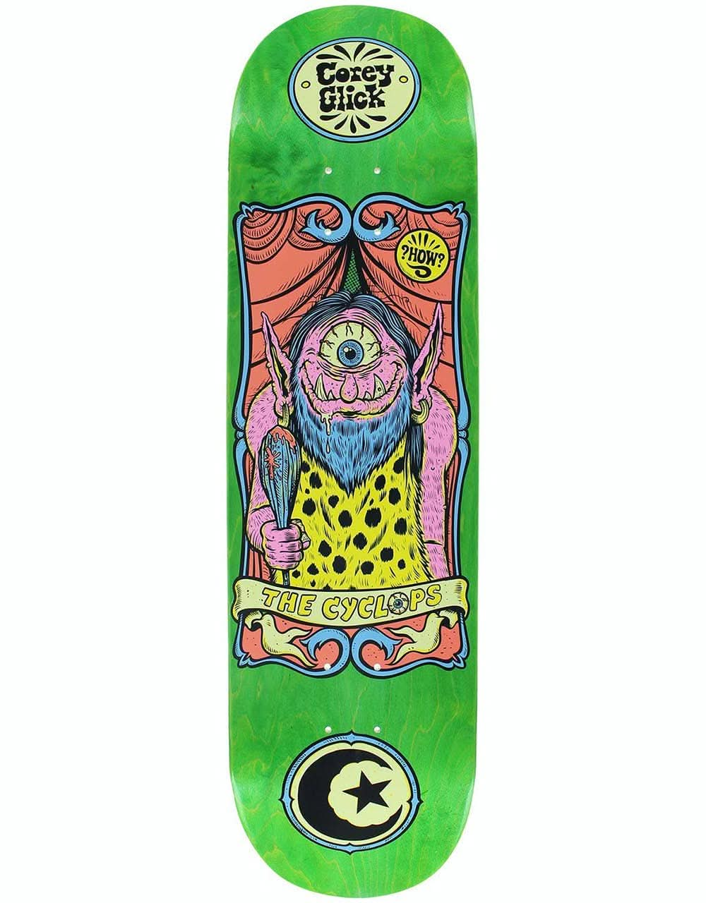 Foundation Glick Freakshow Skateboard Deck - 8.38"