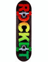 Rocket Rasta Fade Complete Skateboard - 8"