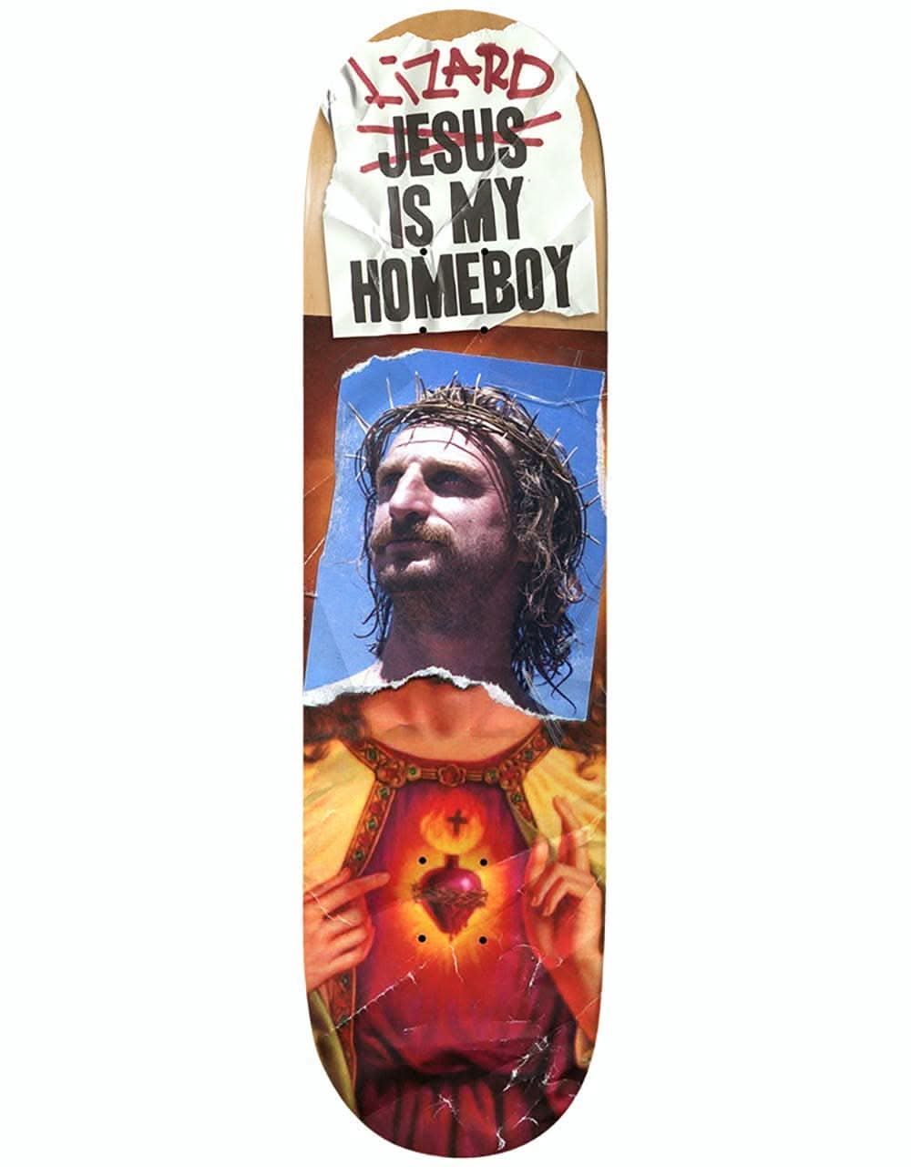 Deathwish Lizard King Is My Homeboy Skateboard Deck - 8.25"