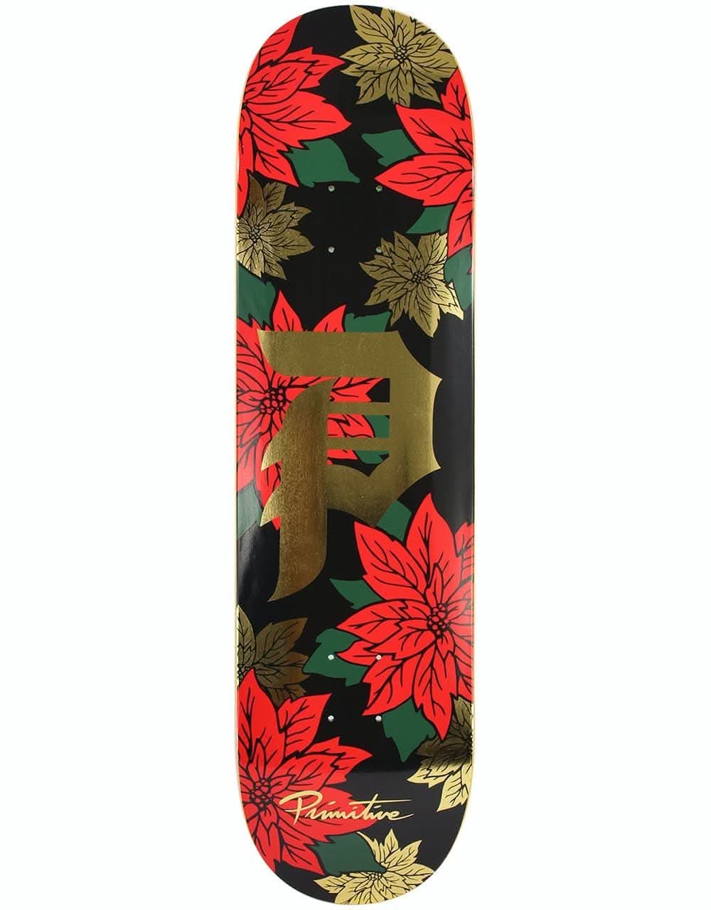 Primitive Dirty P Holiday Skateboard Deck - 8.25"