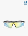 Route One Blitz Mirrored Sunglasses - Black