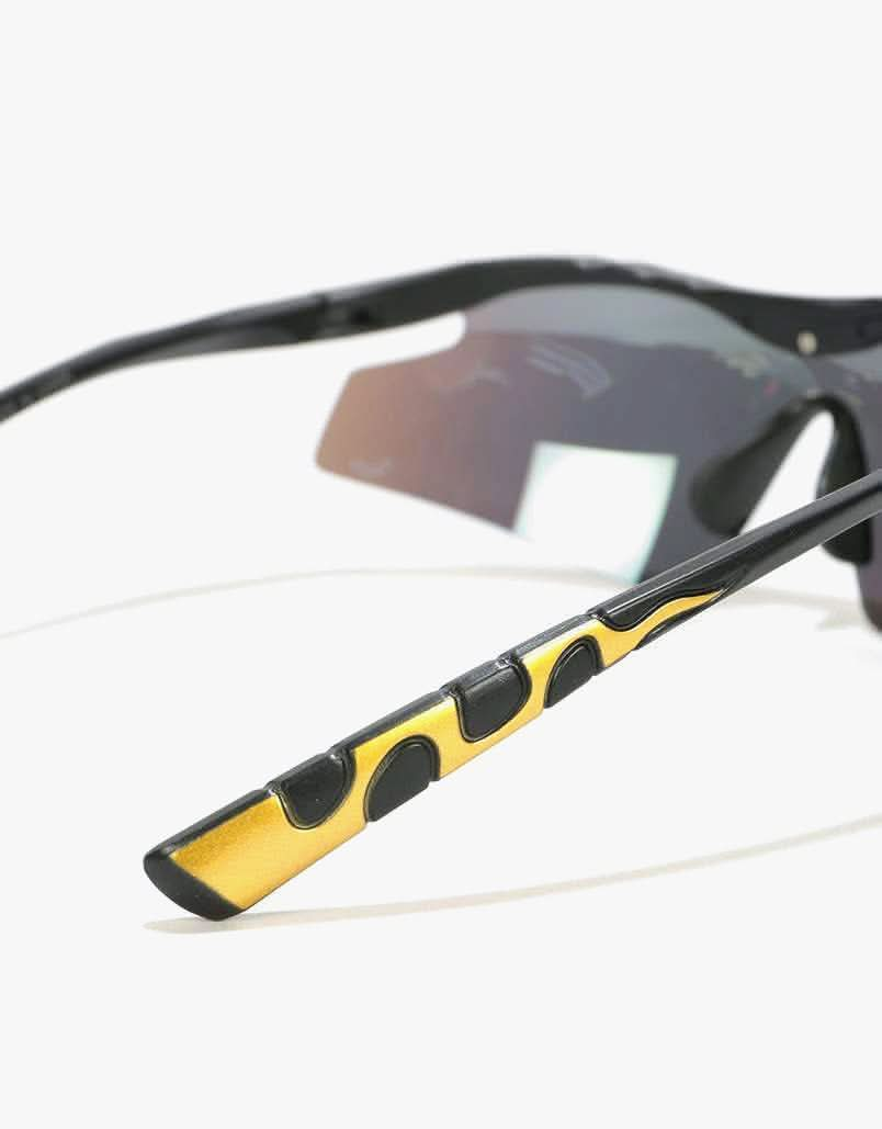 Route One Blitz Mirrored Sunglasses - Black