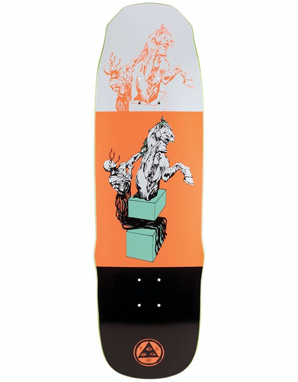 Welcome Hierophant on Necromancer Skateboard Deck - 9.125"